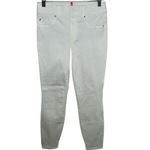 Spanx White Pull On Skinny Ankle Jeans Women Size Small Petite